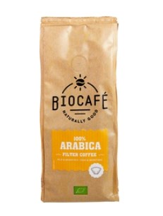Arabica van Biocafe gemalen, 6 x 250 g